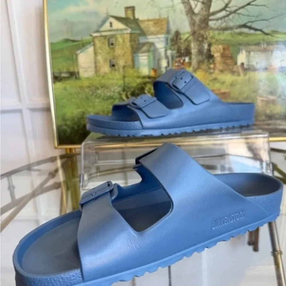 New! BIRKENSTOCK Arizona Essentials EVA  sky blue  SZ 43